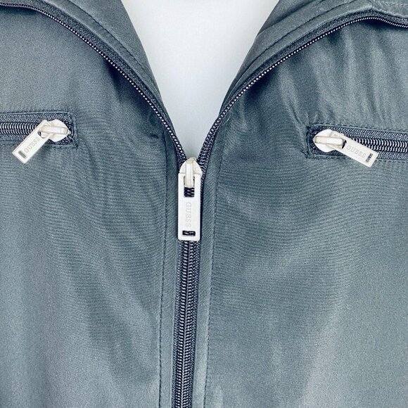 Guess Mens Jacket Snazzy Full Zip Chest Pockets All Seasons Casual XL* - Picture 3 of 12